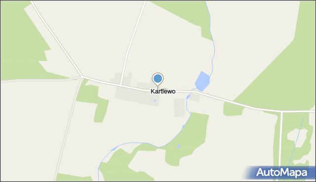 Kartlewo gmina Świdwin, Kartlewo, mapa Kartlewo gmina Świdwin