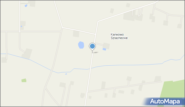 Karwowo Duchowne, Karwowo Szlacheckie, mapa Karwowo Duchowne