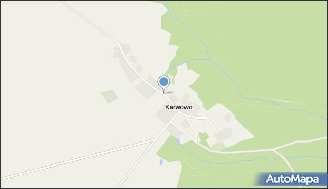 Karwowo gmina Łobez, Karwowo, mapa Karwowo gmina Łobez