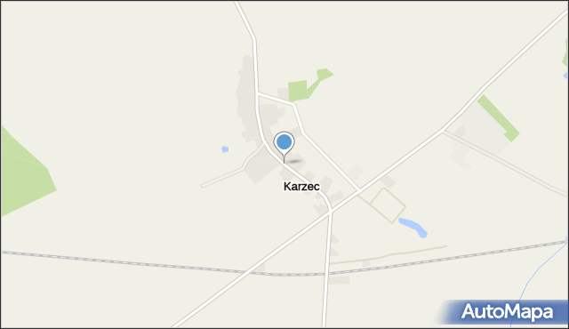 Karzec, Karzec, mapa Karzec