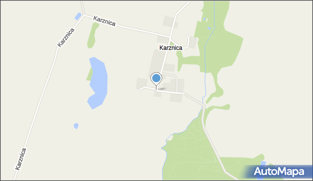 Karznica, Karznica, mapa Karznica