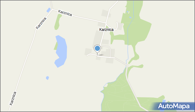 Karznica, Karznica, mapa Karznica