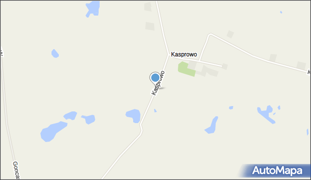 Kasprowo, Kasprowo, mapa Kasprowo