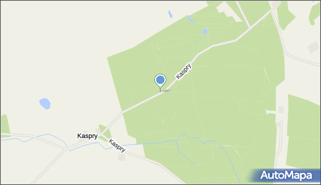 Kaspry, Kaspry, mapa Kaspry