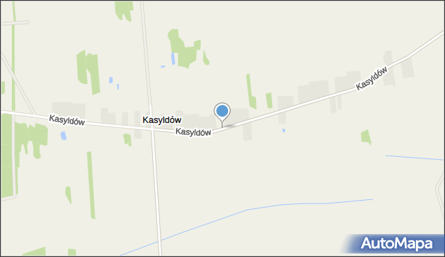 Kasyldów, Kasyldów, mapa Kasyldów