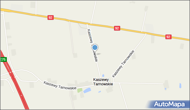 Kaszewy Tarnowskie, Kaszewy Tarnowskie, mapa Kaszewy Tarnowskie