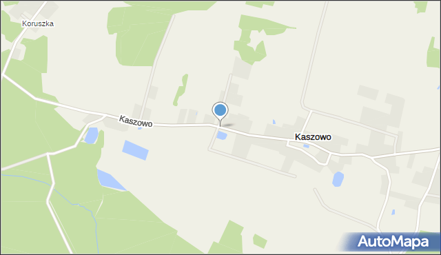 Kaszowo, Kaszowo, mapa Kaszowo