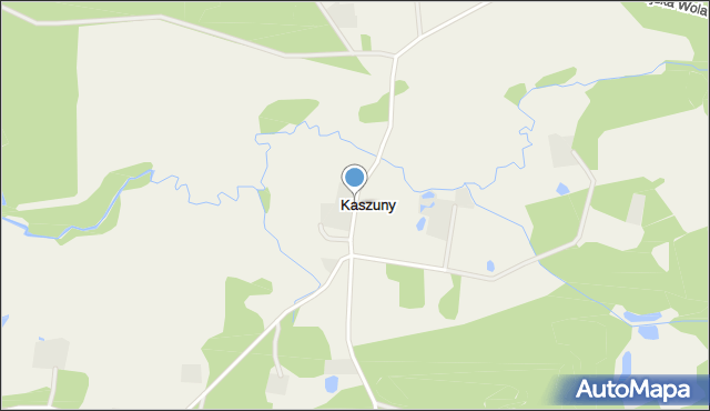 Kaszuny, Kaszuny, mapa Kaszuny