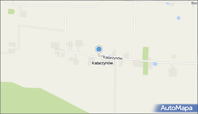 Katarzynów gmina Błędów, Katarzynów, mapa Katarzynów gmina Błędów