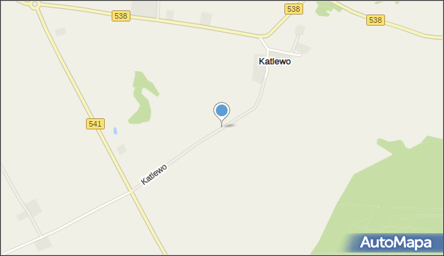 Katlewo, Katlewo, mapa Katlewo