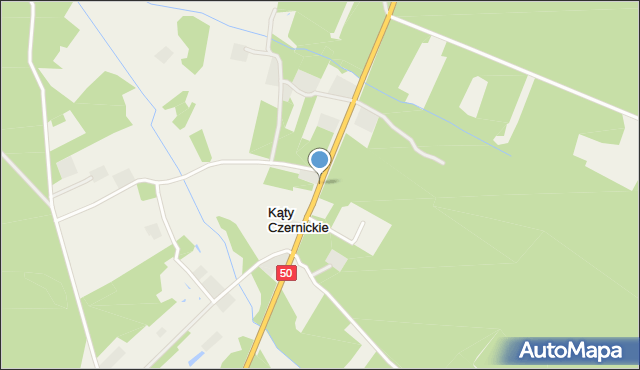 Kąty Czernickie, Kąty Czernickie, mapa Kąty Czernickie