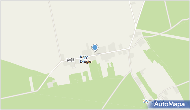 Kąty Drugie, Kąty Drugie, mapa Kąty Drugie