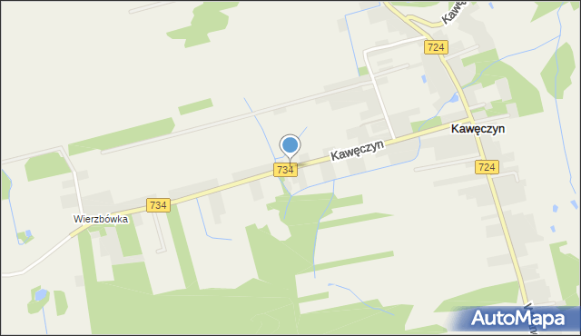 Kawęczyn gmina Konstancin-Jeziorna, Kawęczyn, mapa Kawęczyn gmina Konstancin-Jeziorna