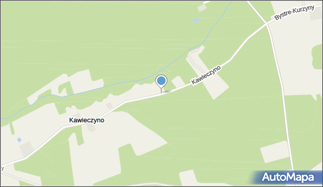 Kawieczyno, Kawieczyno, mapa Kawieczyno