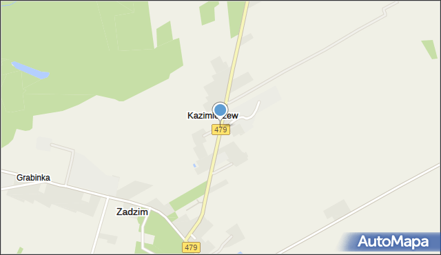 Kazimierzew, Kazimierzew, mapa Kazimierzew