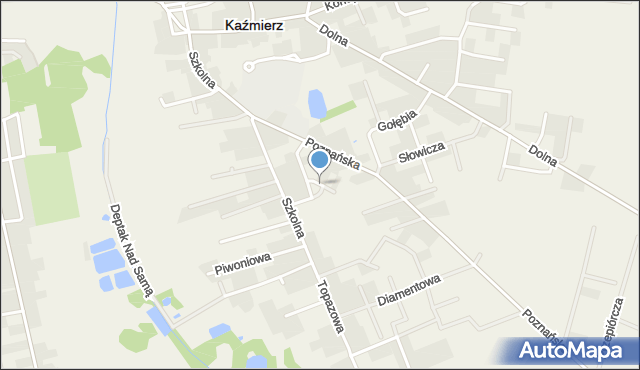 Kaźmierz, Kaliowa, mapa Kaźmierz