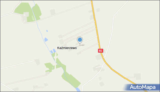 Kaźmierzewo gmina Lubanie, Kaźmierzewo, mapa Kaźmierzewo gmina Lubanie