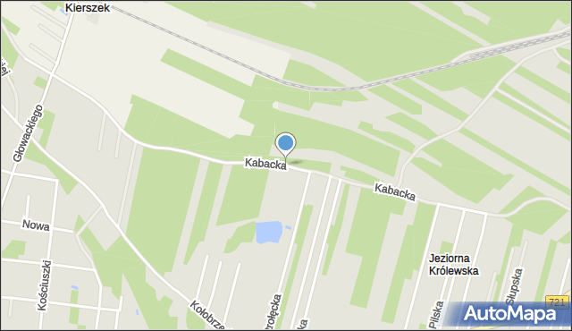 Konstancin-Jeziorna, Kabacka, mapa Konstancin-Jeziorna