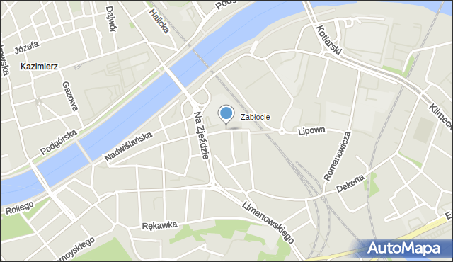 Kraków, Kącik, mapa Krakowa