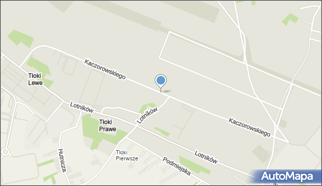 Krosno, Kaczorowskiego Ryszarda, Prezydenta, mapa Krosna