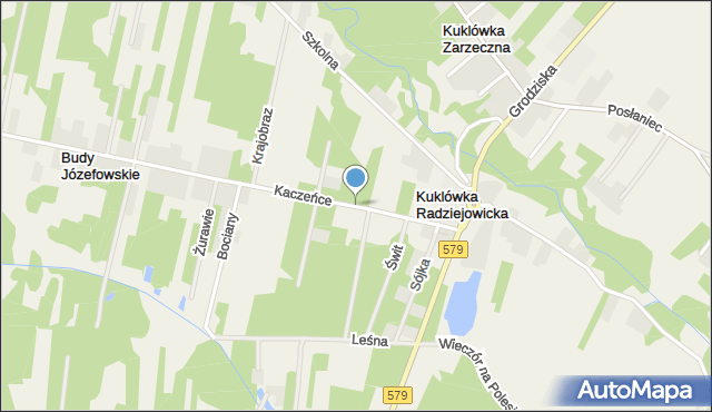 Kuklówka Radziejowicka, Kaczeńce, mapa Kuklówka Radziejowicka