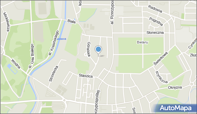 Legnica, Kasprowicza Jana, mapa Legnicy