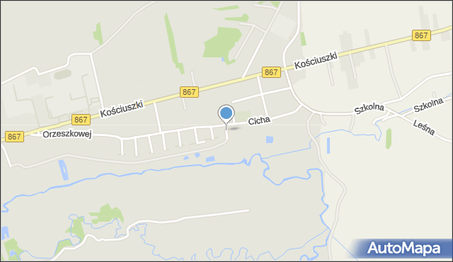 Lubaczów, Kasprowicza Jana, mapa Lubaczów