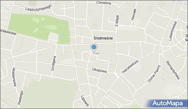 Lublin, Karłowicza Mieczysława, mapa Lublina