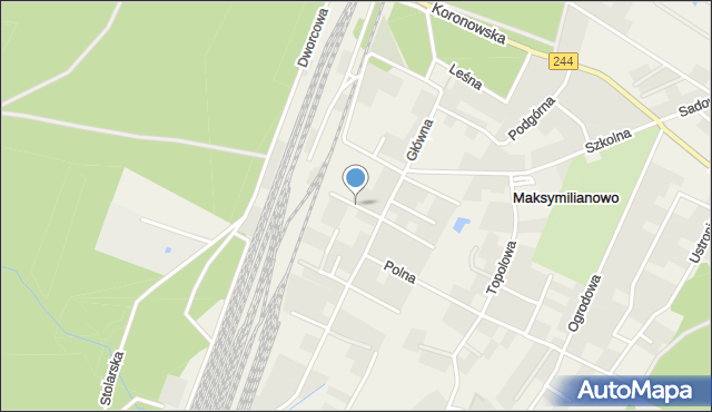 Maksymilianowo gmina Osielsko, Kalinowa, mapa Maksymilianowo gmina Osielsko