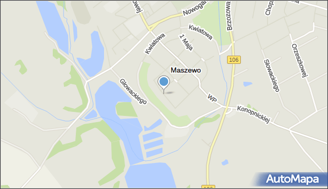 Maszewo powiat goleniowski, Kamienna, mapa Maszewo powiat goleniowski