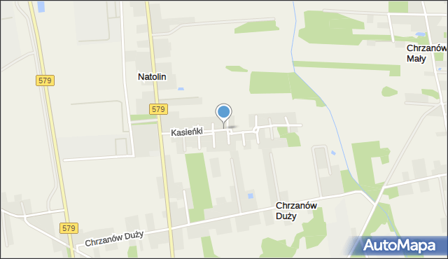 Natolin gmina Grodzisk Mazowiecki, Kasieńki, mapa Natolin gmina Grodzisk Mazowiecki