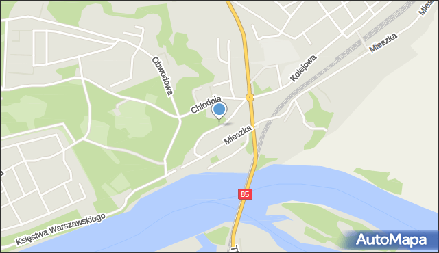 Nowy Dwór Mazowiecki, Kaszewskiego Józefa, mapa Nowy Dwór Mazowiecki