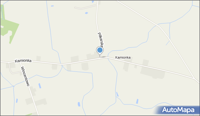Otorowo gmina Szamotuły, Kamionka, mapa Otorowo gmina Szamotuły
