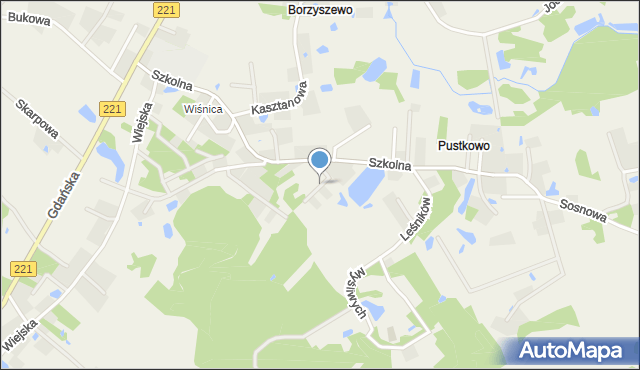 Pomlewo, Kątowa, mapa Pomlewo