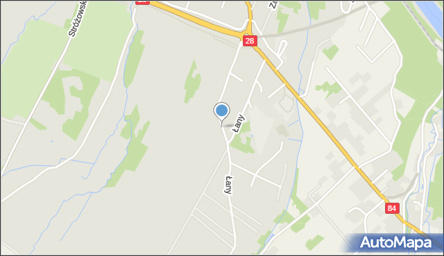 Sanok, Karpacka, mapa Sanok