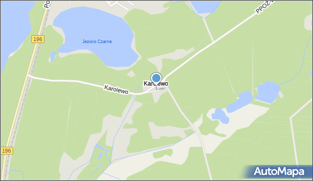 Skoki powiat wągrowiecki, Karolewo, mapa Skoki powiat wągrowiecki