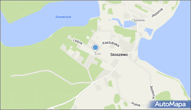 Skoszewo gmina Brusy, Kaszubska, mapa Skoszewo gmina Brusy