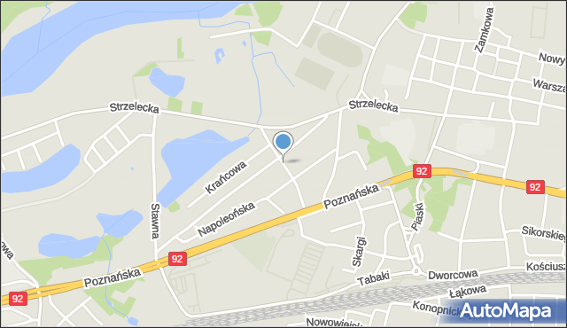 Swarzędz, Kasprowicza Jana, mapa Swarzędz