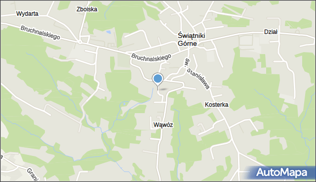 Świątniki Górne, Karpacka, mapa Świątniki Górne