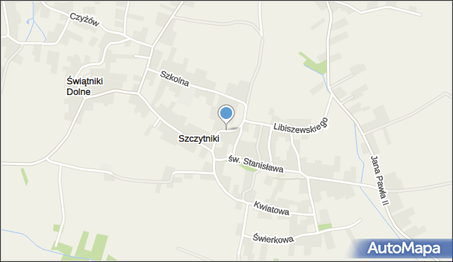 Szczytniki gmina Gdów, Kalinowa, mapa Szczytniki gmina Gdów