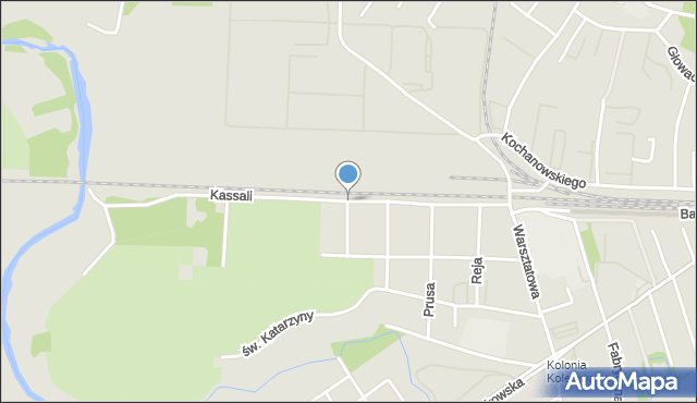 Tarnów, Kassali Stanisława, mapa Tarnów