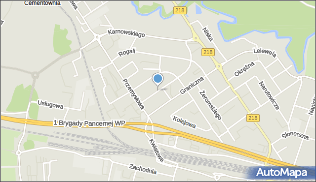 Wejherowo, Karnowskiego Jana, mapa Wejherowo