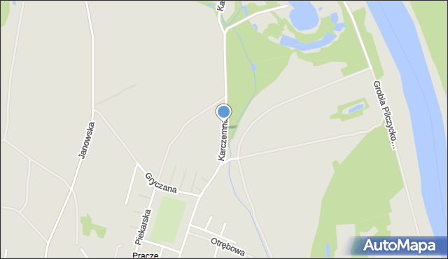 Wrocław, Karczemna, mapa Wrocławia