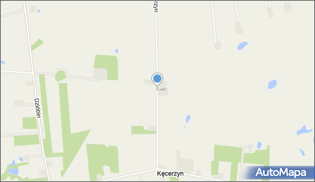 Kęcerzyn, Kęcerzyn, mapa Kęcerzyn