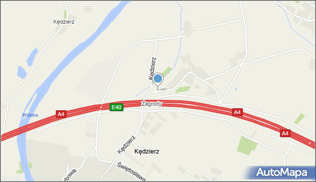 Kędzierz, Kędzierz, mapa Kędzierz