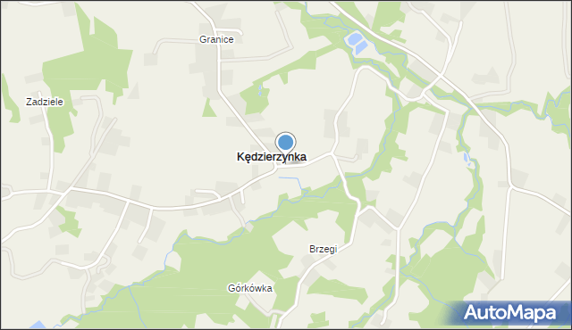 Kędzierzynka, Kędzierzynka, mapa Kędzierzynka