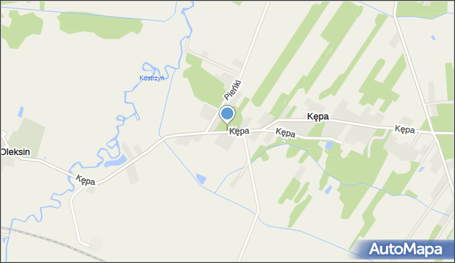 Kępa gmina Kotuń, Kępa, mapa Kępa gmina Kotuń