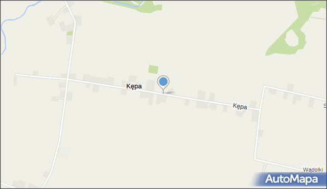 Kępa gmina Słomniki, Kępa, mapa Kępa gmina Słomniki