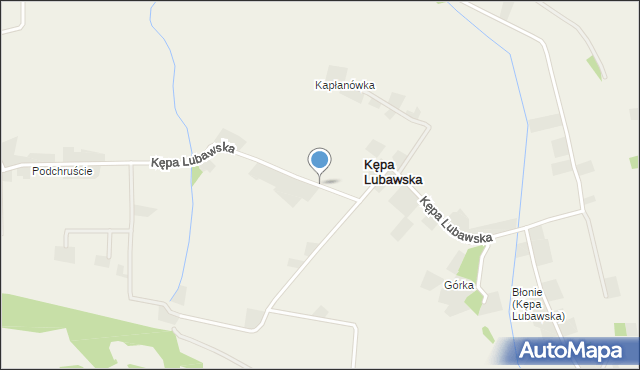 Kępa Lubawska, Kępa Lubawska, mapa Kępa Lubawska