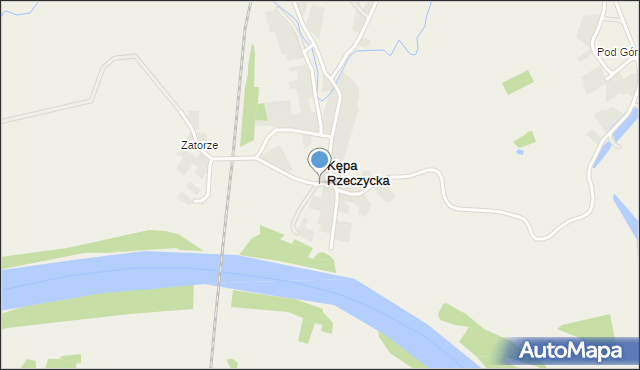 Kępa Rzeczycka, Kępa Rzeczycka, mapa Kępa Rzeczycka